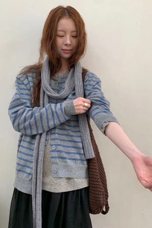 Striped Cardigan