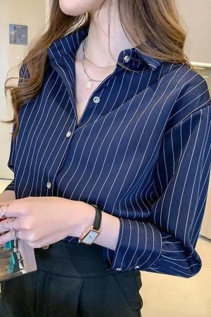 Striped Classic Long Sleeve Shirt