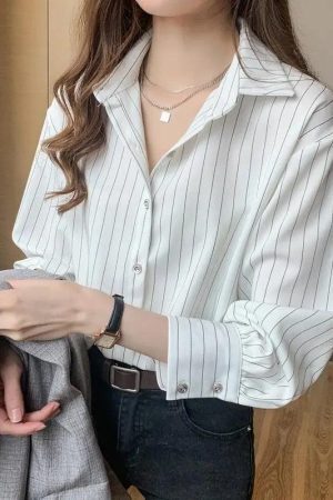 Striped Classic Long Sleeve Shirt
