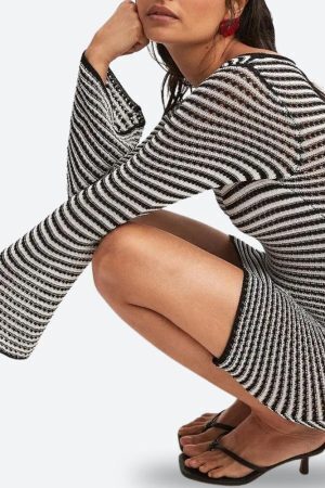 Striped Mini Dress
