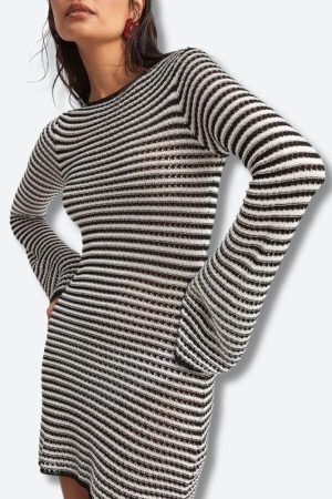 Striped Mini Dress