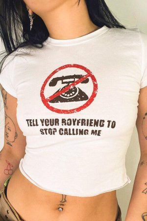 Tell Your Boyfriend Crop Top