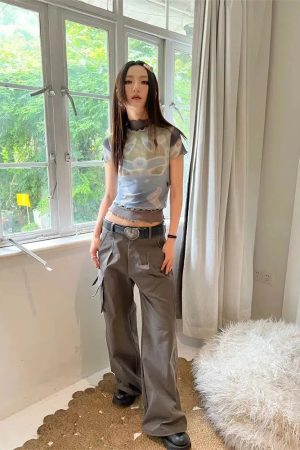 Tie Dye Mesh Top