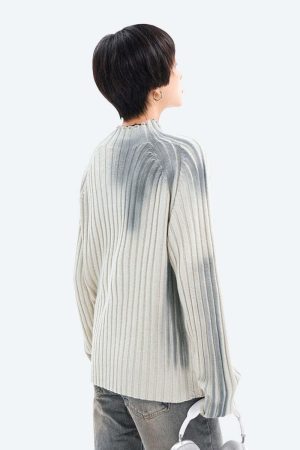 Tie Dye Ribbed Sweater
