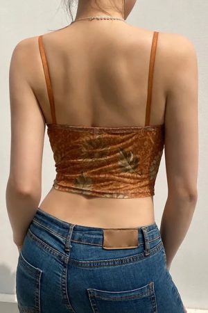 Vintage Floral Crop Top