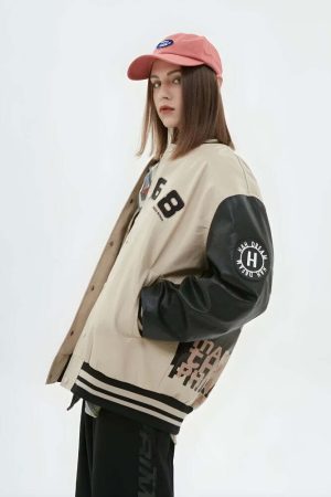 Vintage Grunge 1968 Varsity Jacket