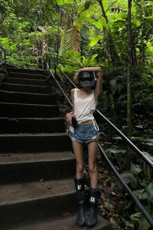 WARDEN EDGE Asymmetric Strap Tank Top