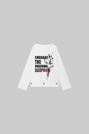 WARDEN EDGE Graphic Print Oversized T-Shirt