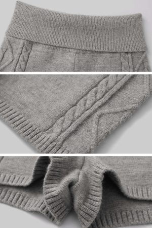 WARDEN EDGE Grey Lazy Chic Sweater Set