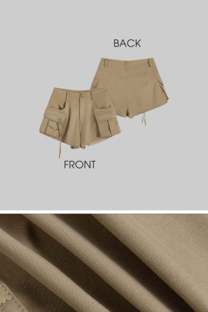 WARDEN EDGE Khaki Utility Cargo Shorts