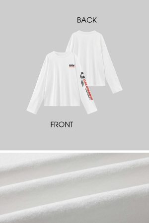 WARDEN EDGE Long Sleeve Graphic Tee with California Speedway Print