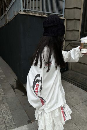 WARDEN EDGE Long Sleeve Graphic Tee with California Speedway Print