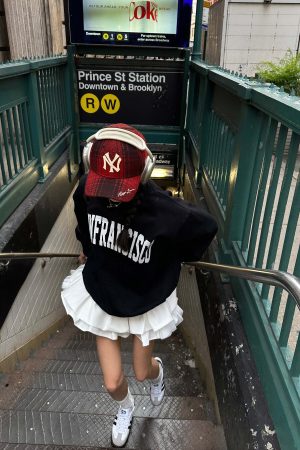 WARDEN EDGE Oversized San Francisco Sweatshirt Casual Streetwear Pullover