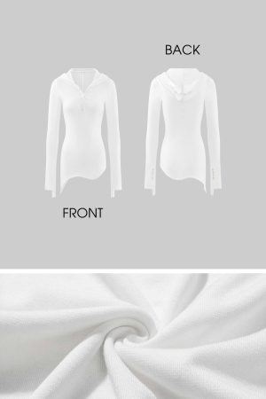 WARDEN EDGE Slim Fit Hooded Long Sleeve Tee