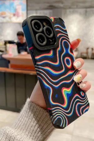 Wavy Rainbow Phone Case