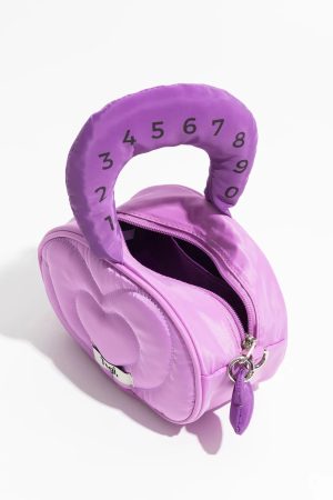 Weirdcore Heart Puffer Handbag