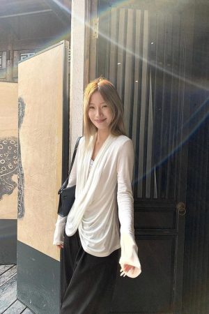 Wrap Lace Blouse