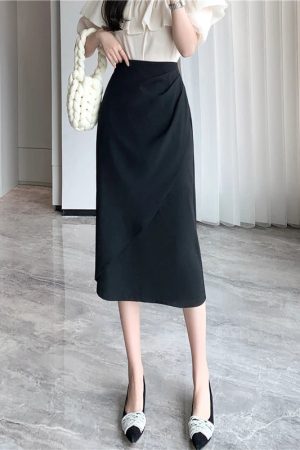Wrap Midi Skirt