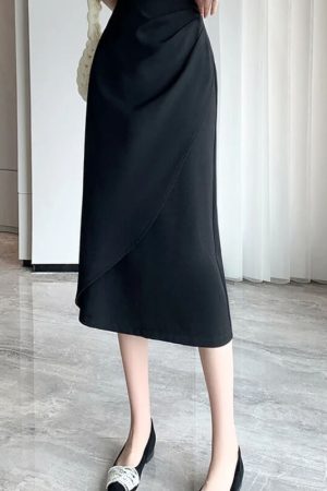 Wrap Midi Skirt