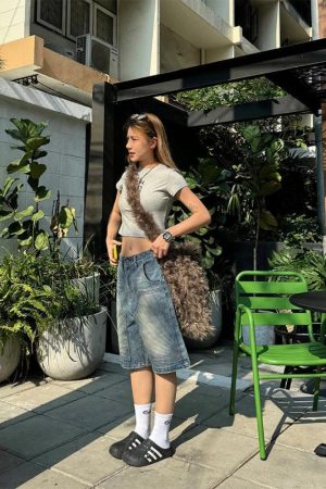 Y2K Bermuda Shorts