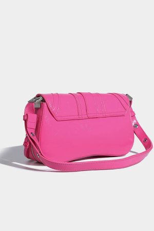 Y2K Candy Belted Baguette Bag