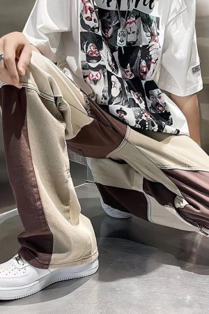 Y2K Patchwork Pants