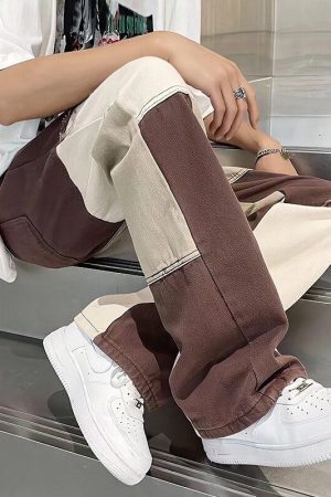 Y2K Patchwork Pants