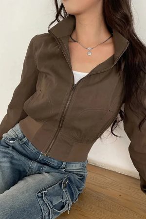 Y2K Zip-Up Jacket