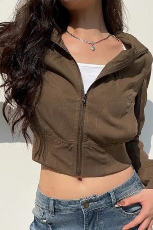 Y2K Zip-Up Jacket