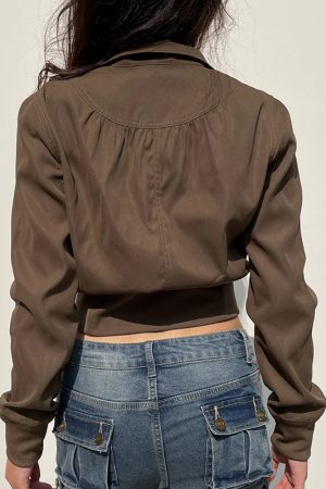 Y2K Zip-Up Jacket