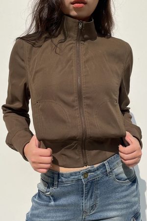 Y2K Zip-Up Jacket