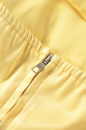 Yellow Corset Top